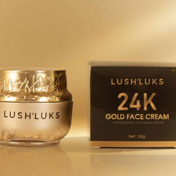 24K Gold Face Cream – LUSHLUKS